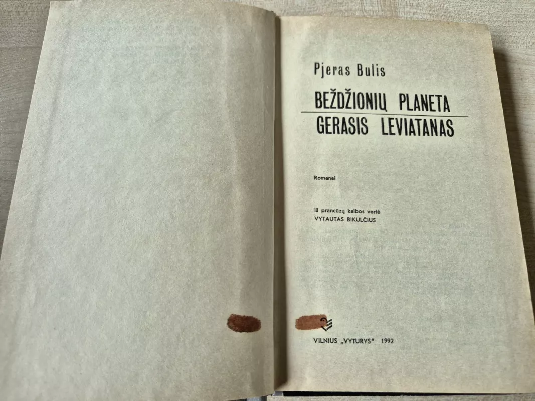 Beždžionių planeta. Gerasis Leviatanas - Pjeras Bulis, knyga 3