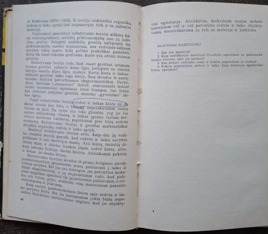 Filosofijos žinių pagrindai - V. Afanasjevas, knyga 4
