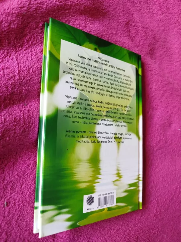 Menas gyventi. Vipasanos meditacija kaip jos moko S. N. Goenka - William Hart, knyga 6