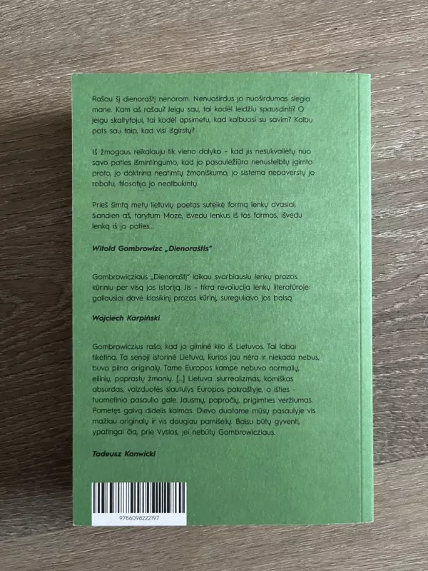 Dienoraštis 1, 1953–1956 - Witold Gombrowicz, knyga 3