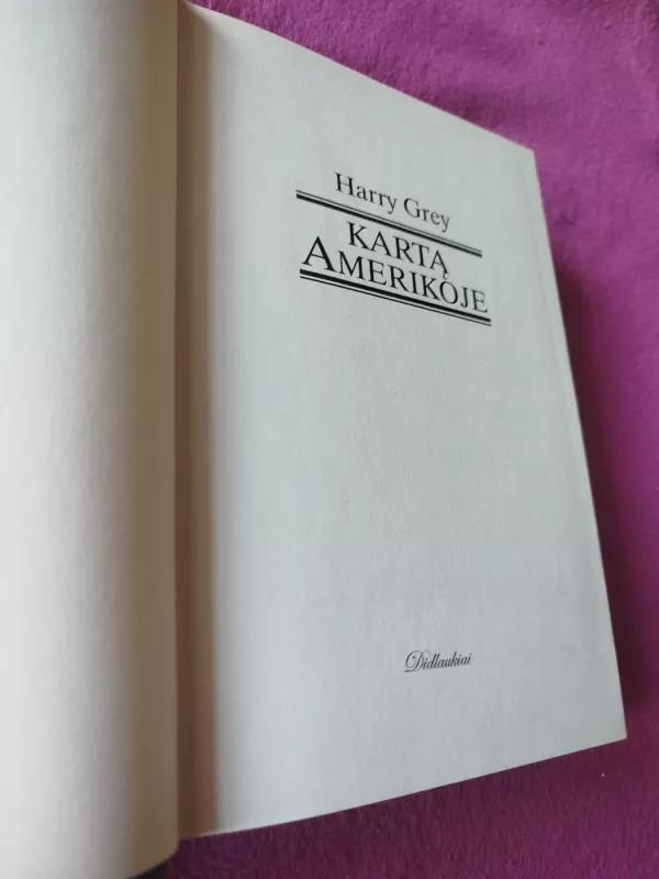 Kartą Amerikoje - Grey Harry, knyga 3