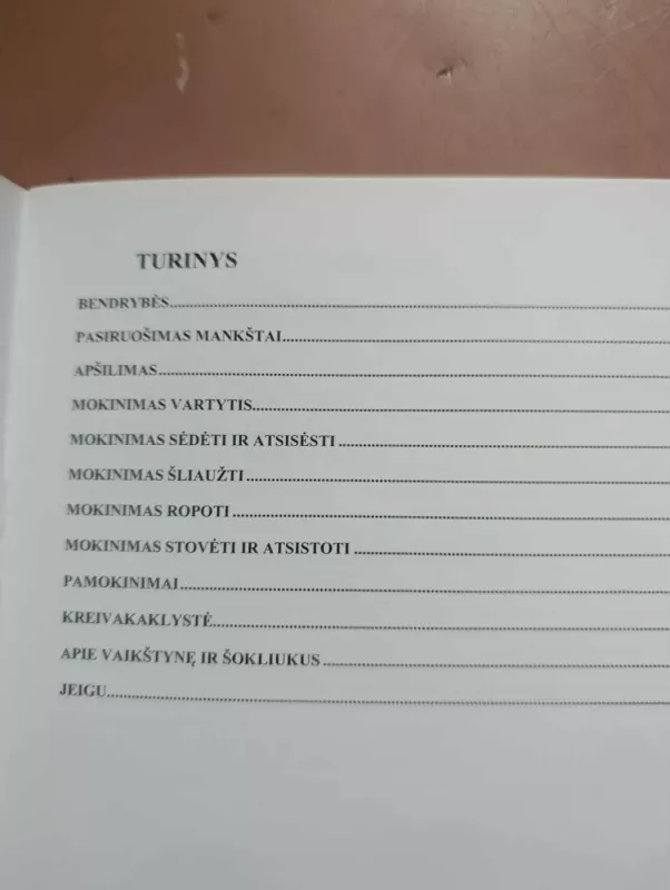 Kūdikių kineziterapija - Margarita Senkutė, knyga 3