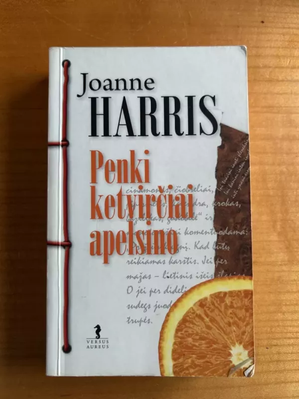 Penki ketvirčiai apelsino - Joanne Harris, knyga 2