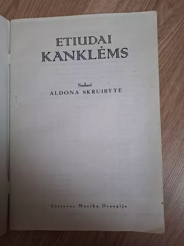 Etiudai kanklėms - Autorių Kolektyvas, knyga 3