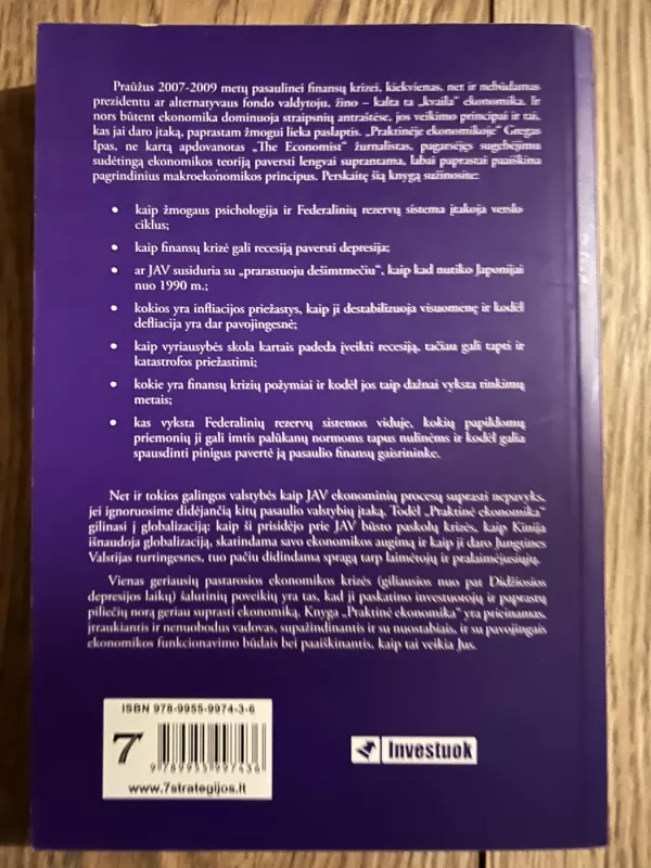 Praktinė ekonomika. Makroekonomika realiame pasaulyje - Gregas Ipas, knyga 3