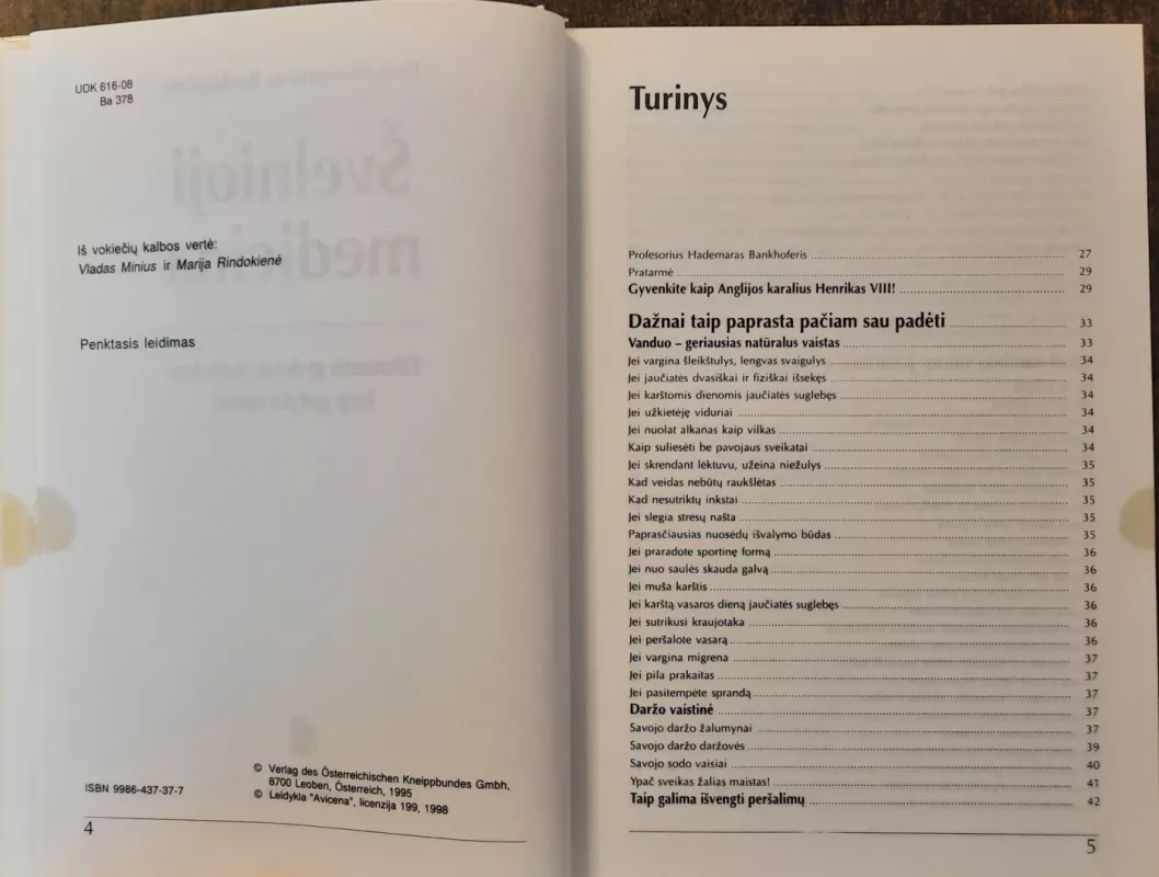 Švelnioji medicina. Tūkstantis gydytojo patarimų kaip gydytis namie (skaityta knyga) - Hademaras Bankhoferis, knyga 5