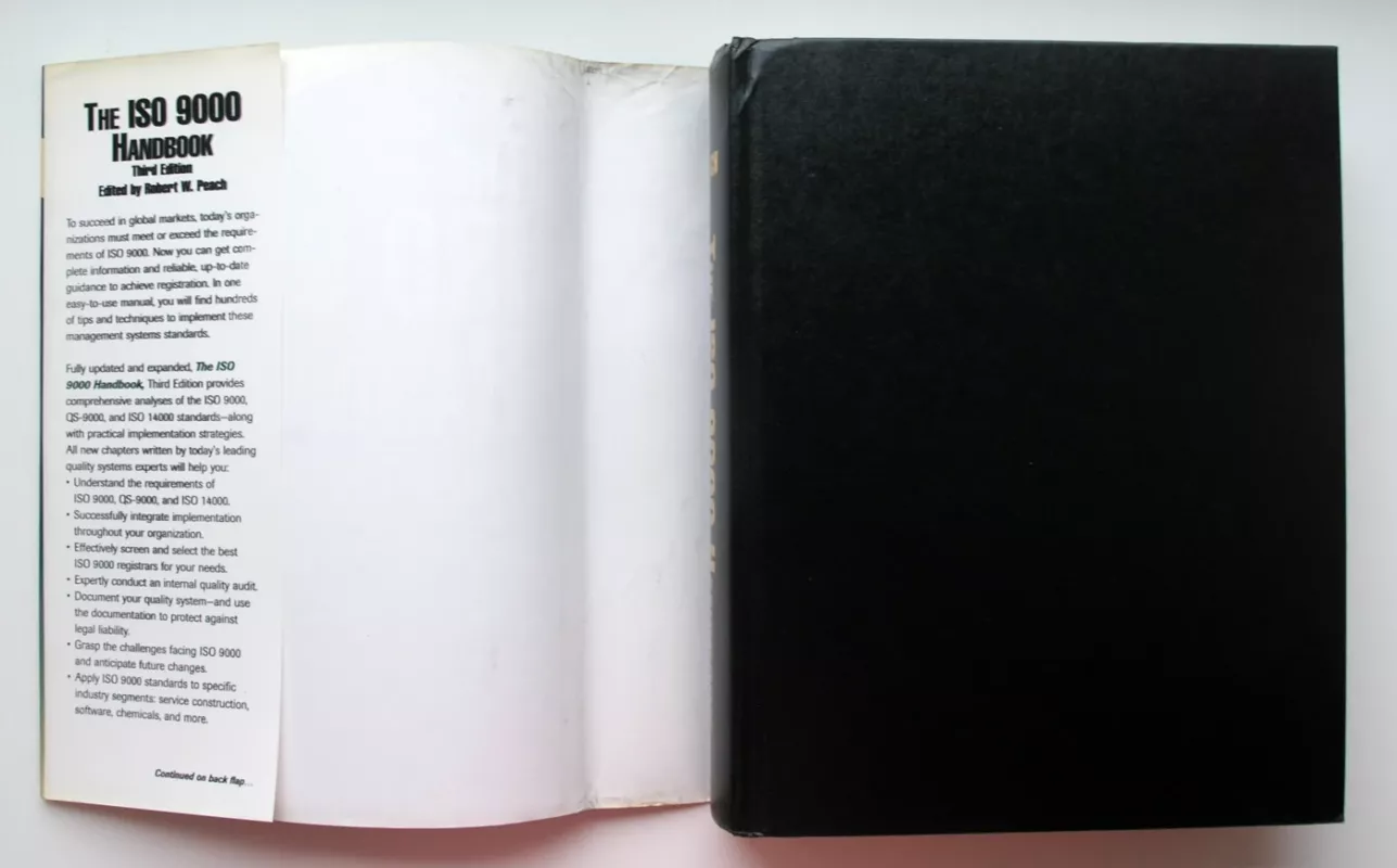 The ISO 9000 Handbook - Robert W. Peach, knyga 3