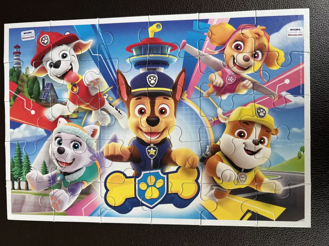 Dėlionė Raw patrol 4 in 1 - , stalo žaidimas 4