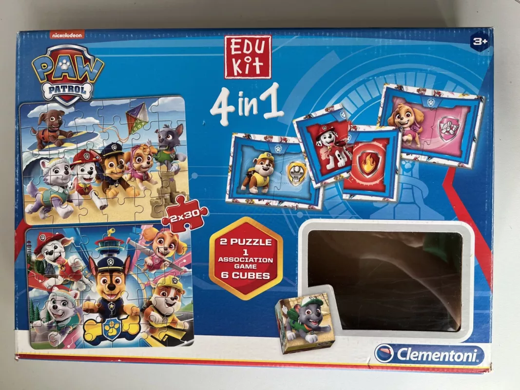 Dėlionė Raw patrol 4 in 1 - , stalo žaidimas 3