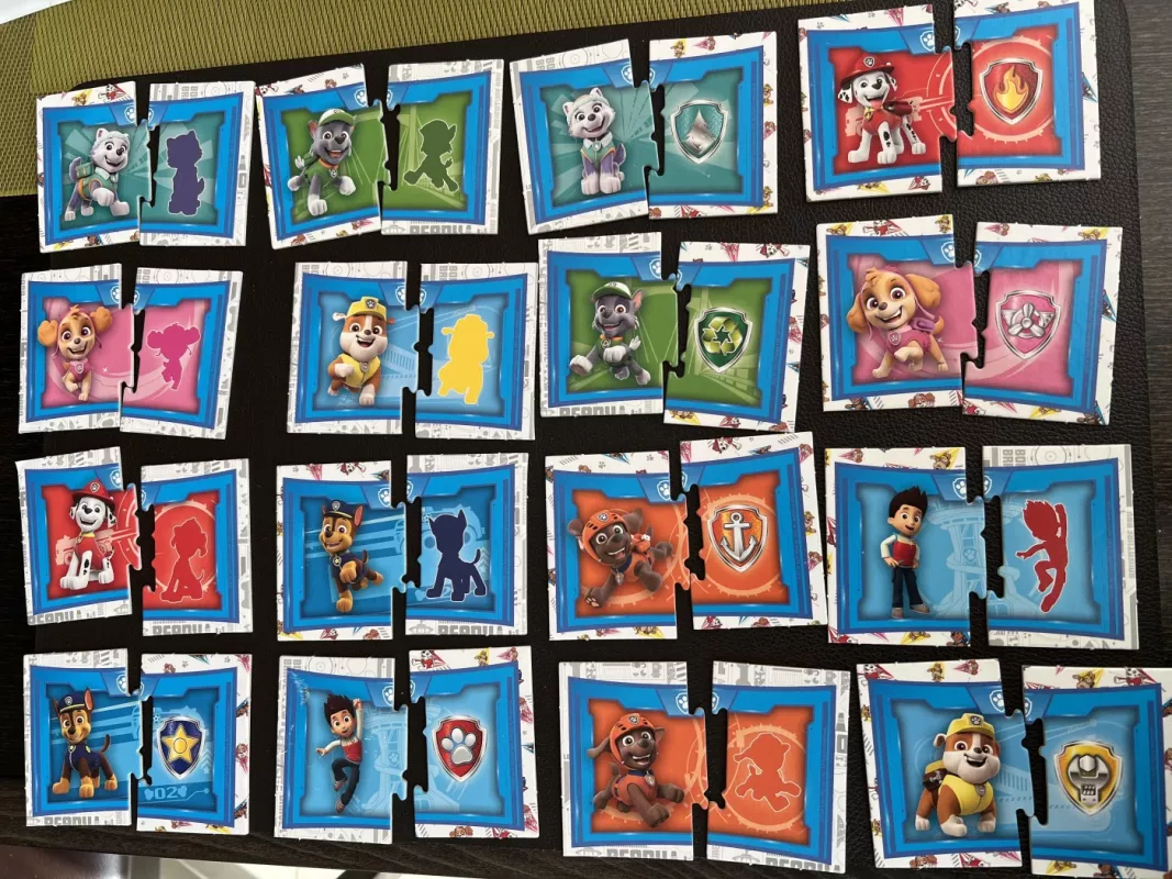 Dėlionė Raw patrol 4 in 1 - , stalo žaidimas 6