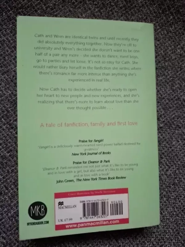 Fangirl - Rainbow Rowell, knyga 3