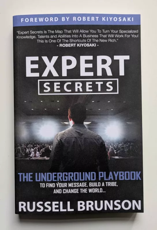 Expert secrets 2017 - Russell Brunson, knyga 2