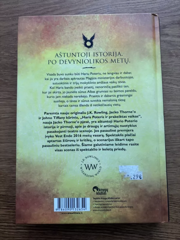 Harry Potter ir prakeiktas vaikas. Pirma ir antra dalys - Rowling J. K., knyga 3