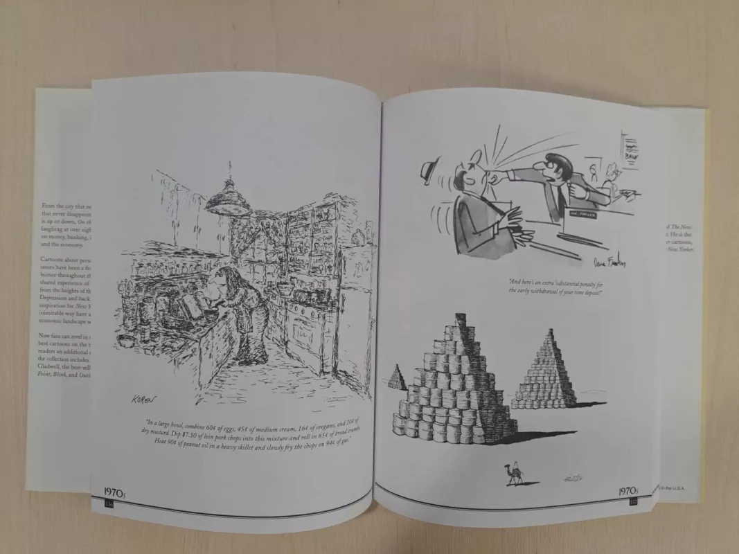 On the Money: The Economy in Cartoons, 1925-2009 - The New Yorker Magazine, Robert Mankoff , Malcolm Gladwell, knyga 4