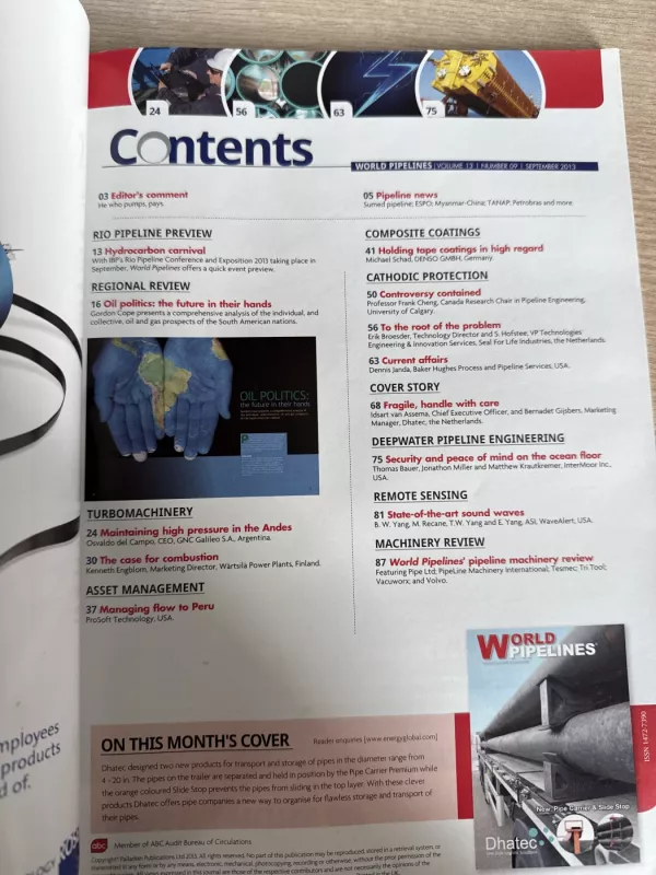 World Pipelines vol 13 (2013) - Tarptautinis autorių kolektyvas, knyga 3