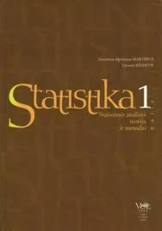 Statistika (D.1, D. 2). - Kėdaitis Martišius, Vytautas  Stanislovas Algimantas, knyga 3