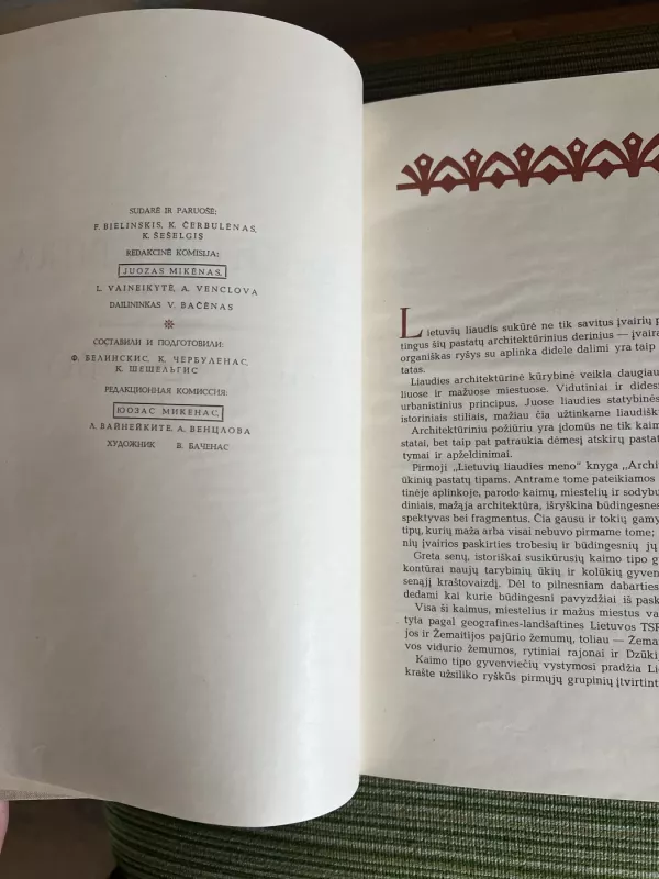 Lietuvių liaudies menas. Architektūra. II knyga. - Autorių Kolektyvas, knyga 6