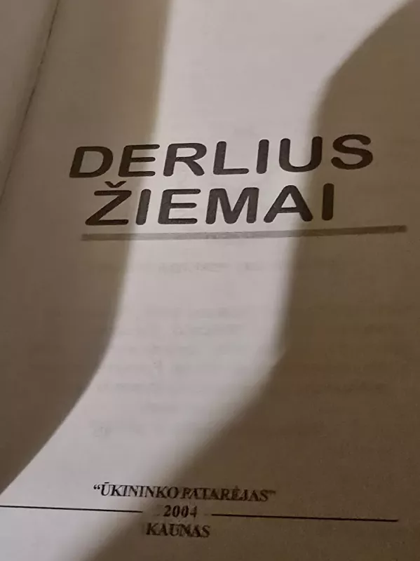 Derlius žiemai - Elena Rinkevičienė, knyga 3