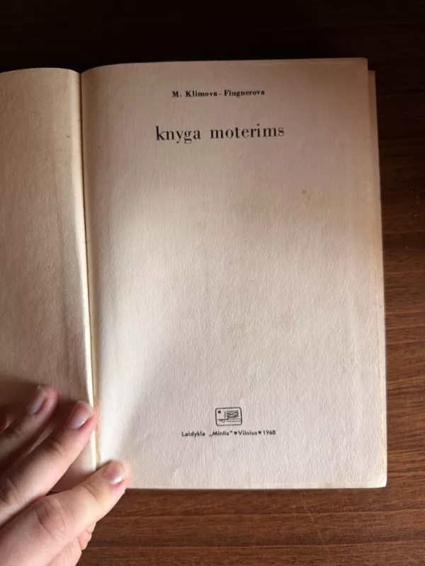 Knyga moterims - M. Klimova-Fiugnerova, knyga 3
