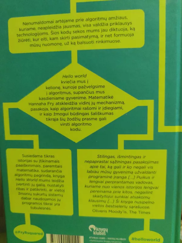 Hello world: kaip būti žmogumi algoritmų pasaulyje - (įvairūs autoriai), knyga 3