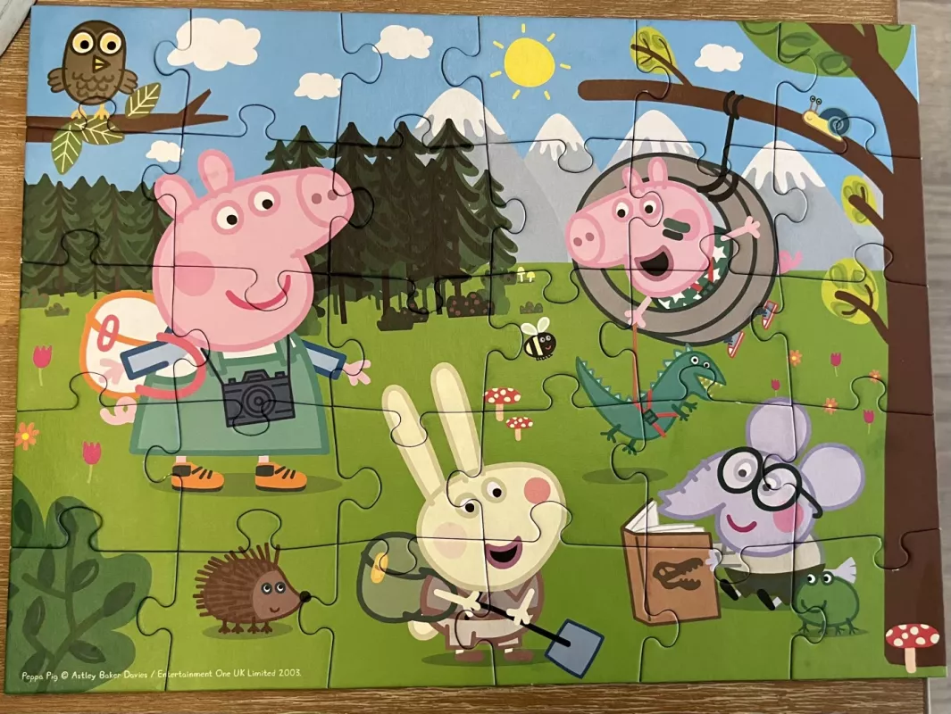 Peppa pig dėlionė - , stalo žaidimas 4