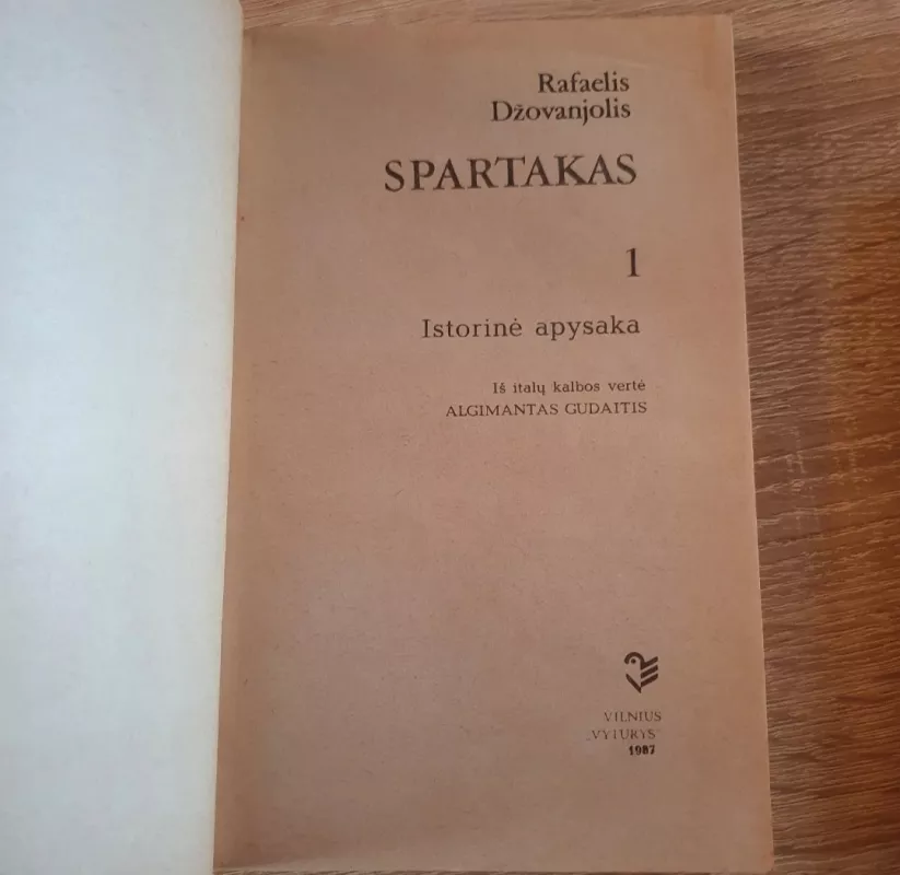 Spartakas (2 tomai) - R. Džovanjolis, knyga 3
