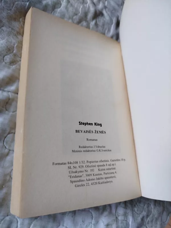 Bevaisės žemės - Stephen King, knyga 5