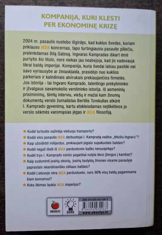 Ikea: Sėkmės istorija (skaityta knyga) - Autorių kolektvas, knyga 3