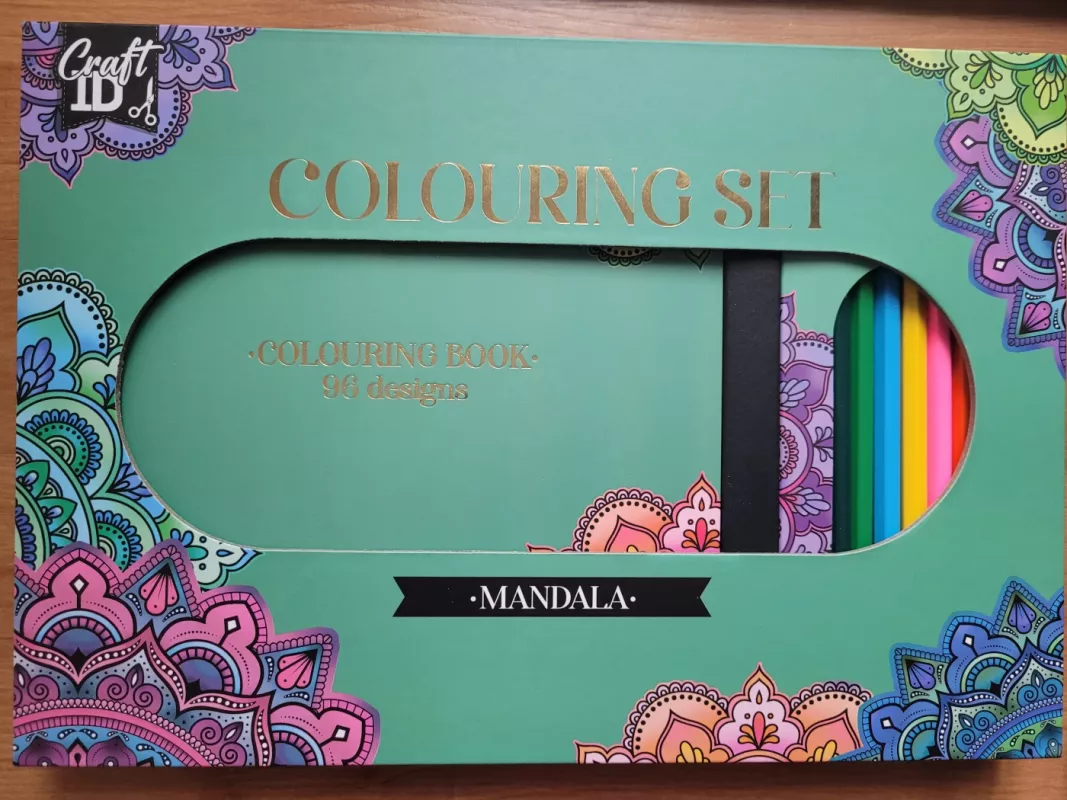 Mandala su pieštukais - Craft ID, knyga 2