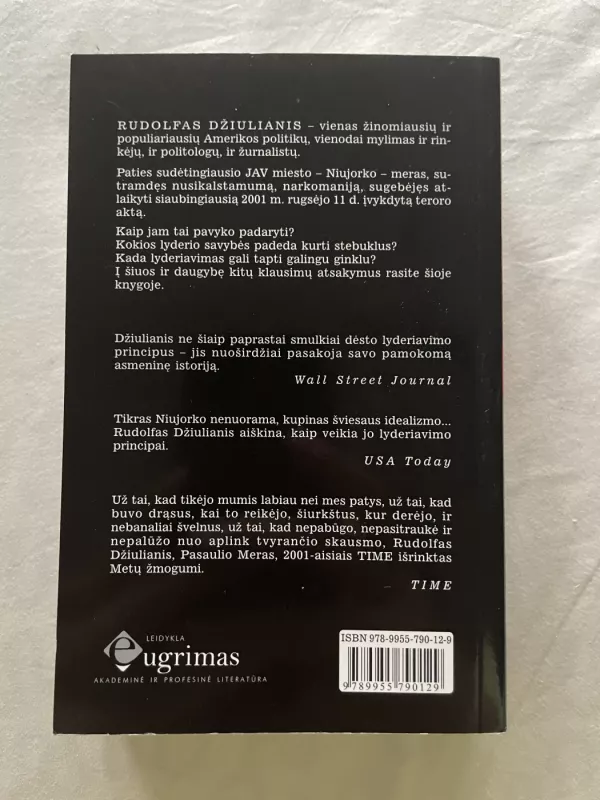 Lyderis - Rudolph W. Giuliani, knyga 3