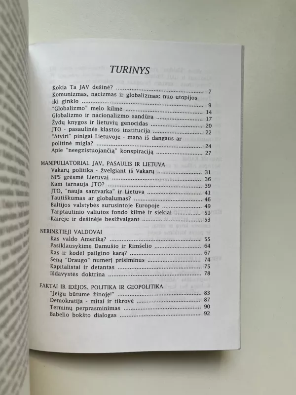 Nauja pasaulio santvarka?: Lietuva ir pasaulis - iš JAV dešinės žiūrint - Vilius Bražėnas, knyga 4