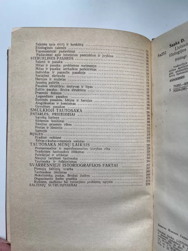 Lietuvių tautosaka - Donatas Sauka, knyga 4
