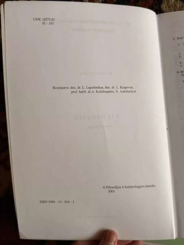 Filosofija - Romualdas Dabkus, knyga 3