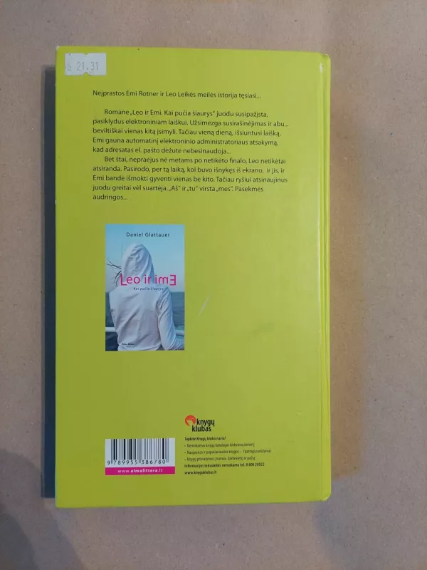 Leo ir imE. Septintoji banga - Daniel Glattauer, knyga 3