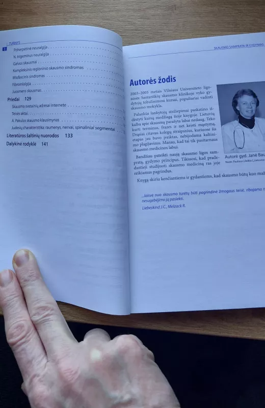 Skausmo samprata ir gydymas - Janė Baublienė, knyga 5