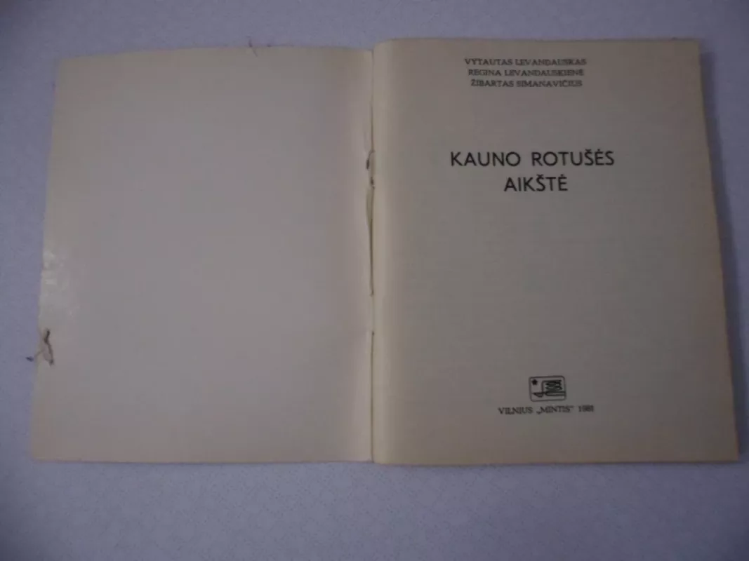 Kauno Rotušės aikštė - Autorių Kolektyvas, knyga 3