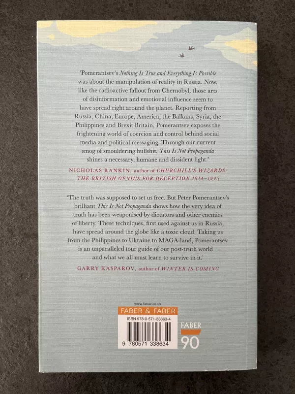 This is not propaganda - Peter Pomerantsev, knyga 3