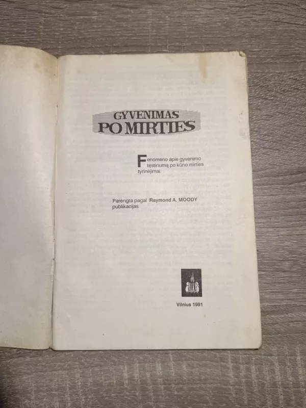 Gyvenimas po mirties - Raymond A. Moody, knyga 2