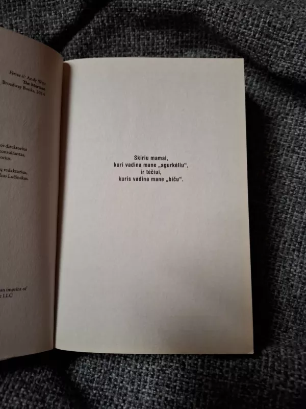 Marsietis - Andy Weir, knyga 4