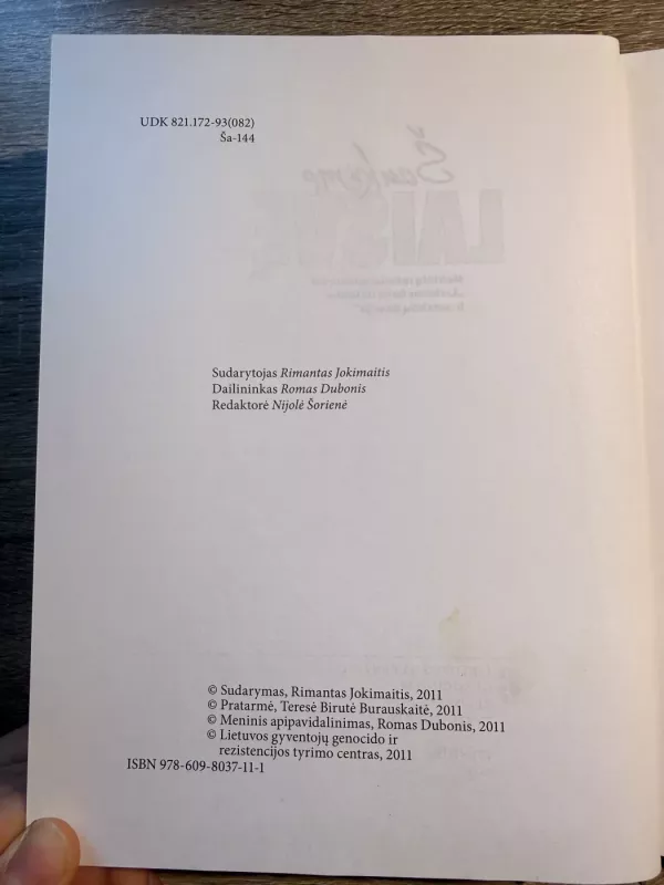 Šaukėme laisvę - Rimantas Jokimaitis, knyga 3