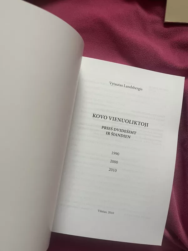 Kovo vienuoliktoji: prieš dvidešimt ir šiandien - Vytautas Landsbergis, knyga 4