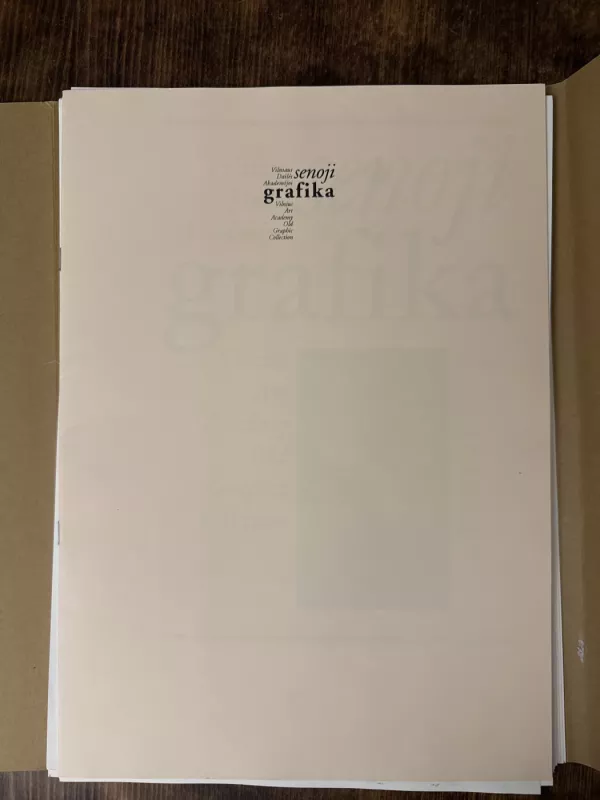 Vilniaus dailės akademijos senoji grafika. Vilnius Art Academy Old Graphic Collection - Cibulskas V. (parengėjas), knyga 3