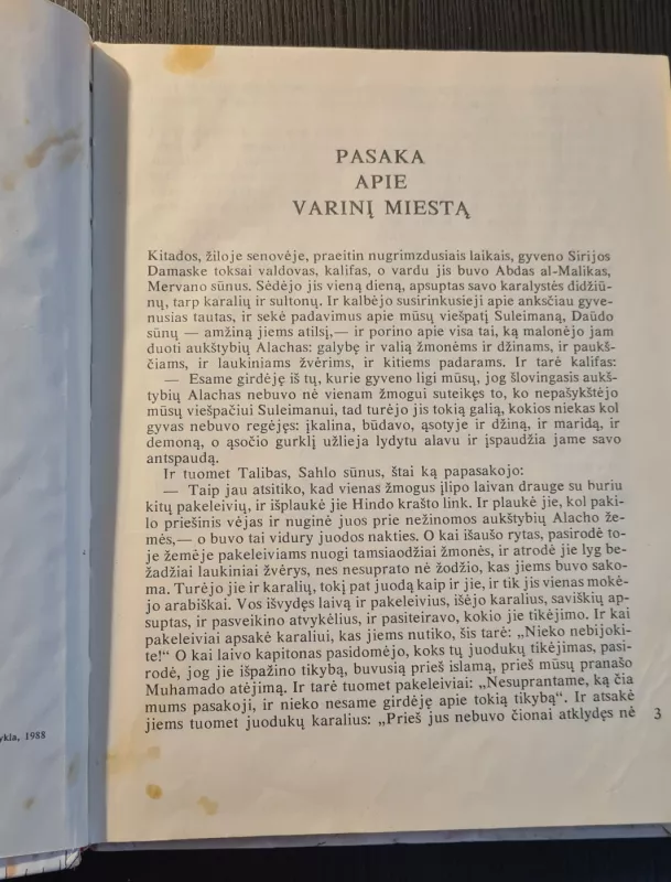 Šachrazados pasakos - Autorių Kolektyvas, knyga 3
