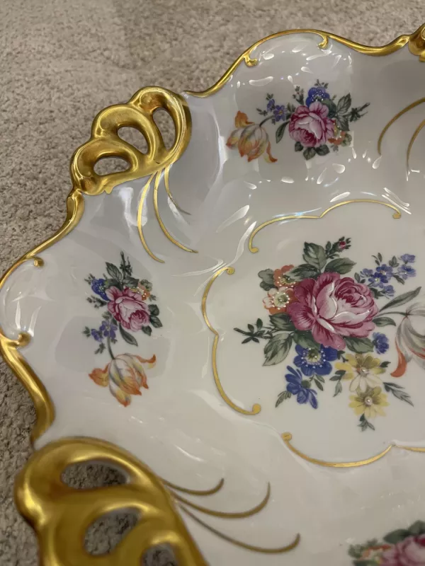 Vintažinis vokiškas porceliano dubuo - , namai ir interjeras 4