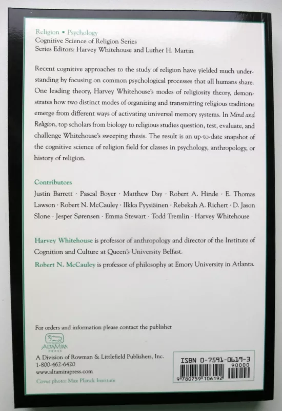 Mind and Religion: Psychological and Cognitive Foundations of Religiosity - Harvey Whitehouse, knyga 4