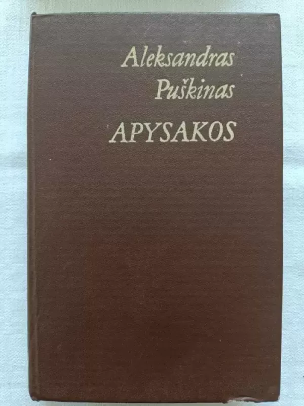 Apysakos - A. Puškinas, knyga 2