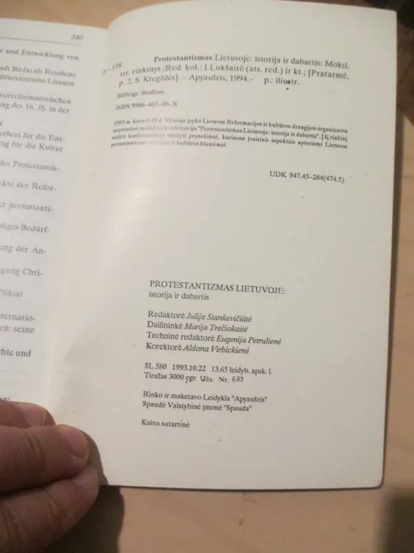 Protestantizmas Lietuvoje: istorija ir dabartis - Autorių Kolektyvas, knyga 4