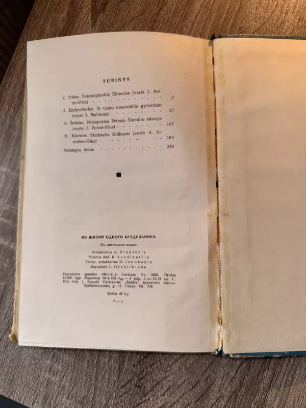 Iš vieno nenaudėlio gyvenimo - Liudvikas Tikas, knyga 4