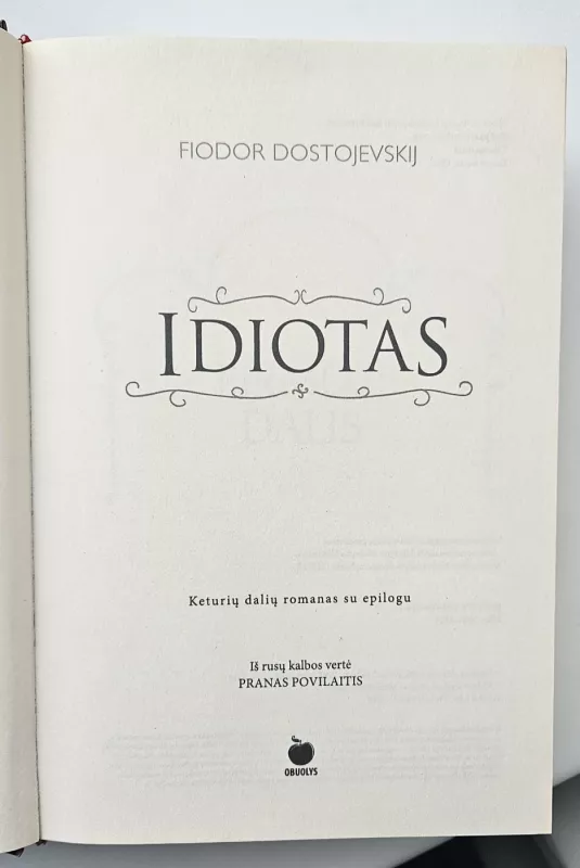 Idiotas - Fiodoras Dostojevskis, knyga 4