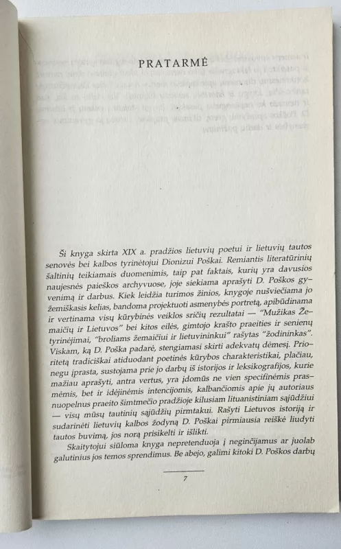 Dionizas Poška - Vytautas Vanagas, knyga 3